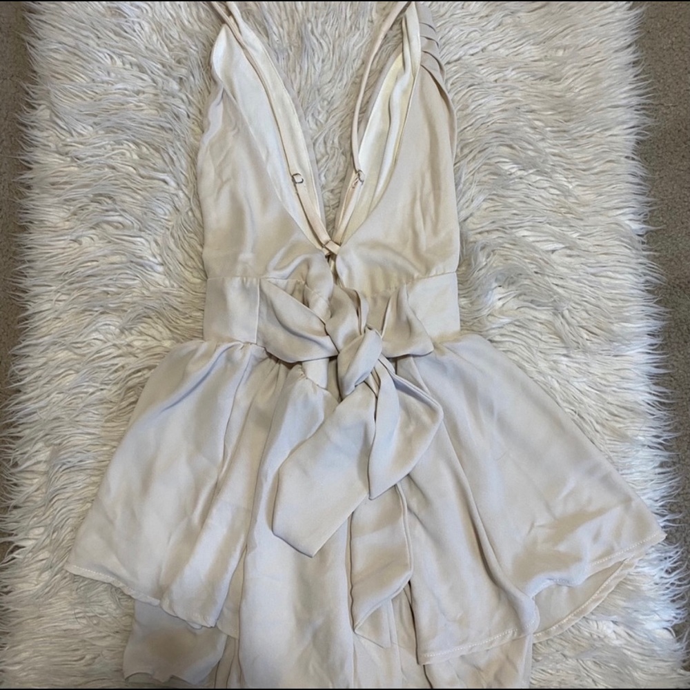 Lucy in the Sky Secret Crush Romper in Ivory